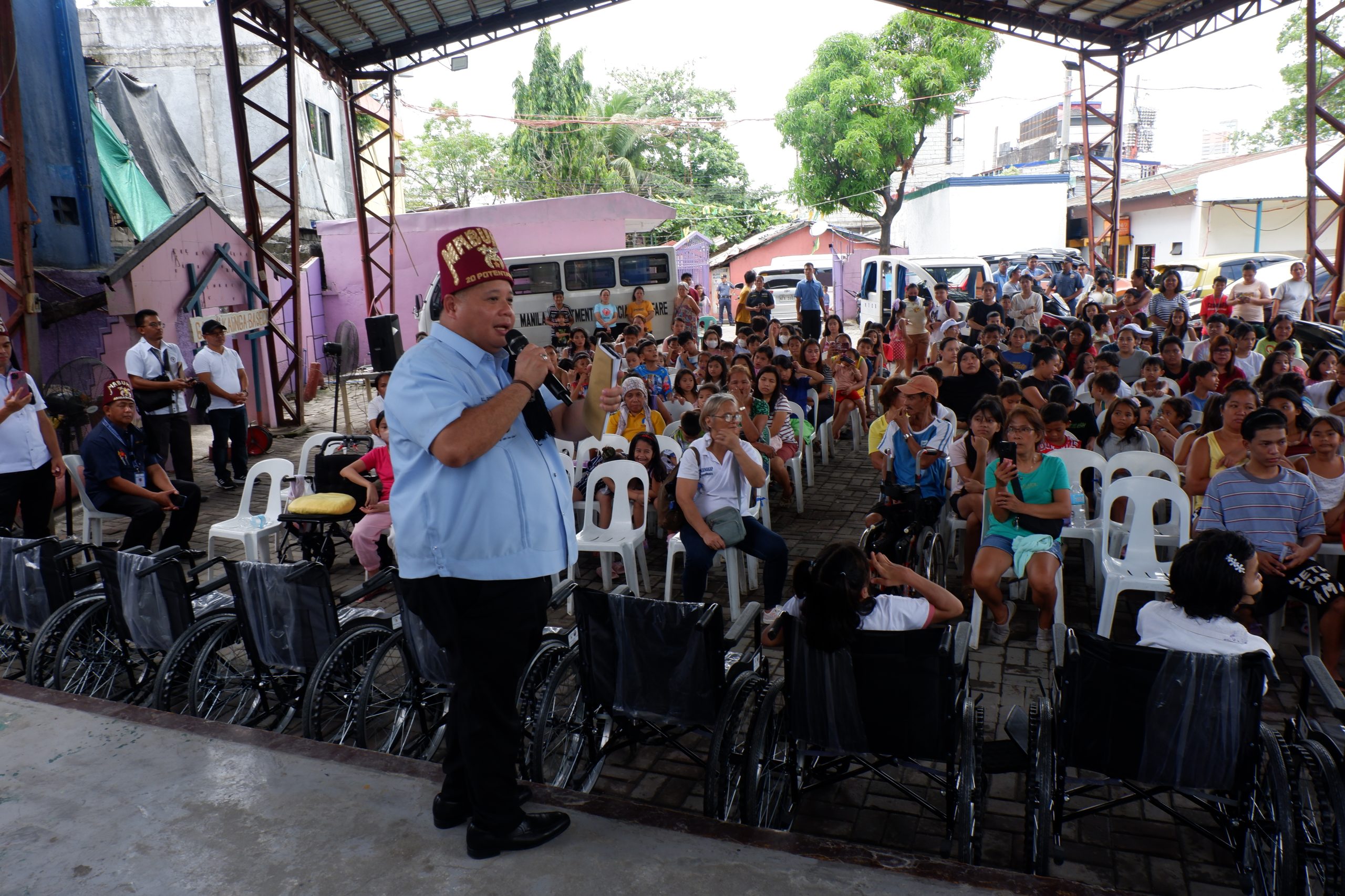 Wheelchair Donation at Baseco Compound